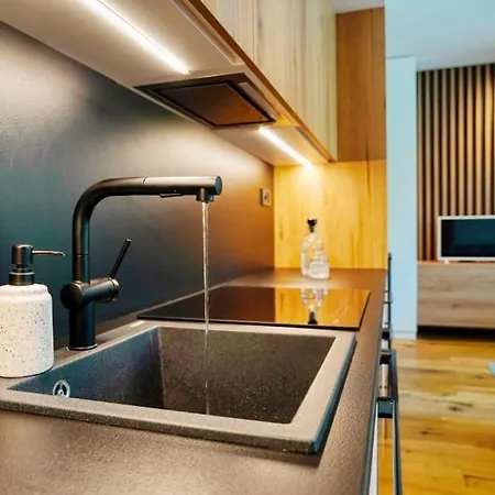Andel Modern Carme With Private Garage Parking *